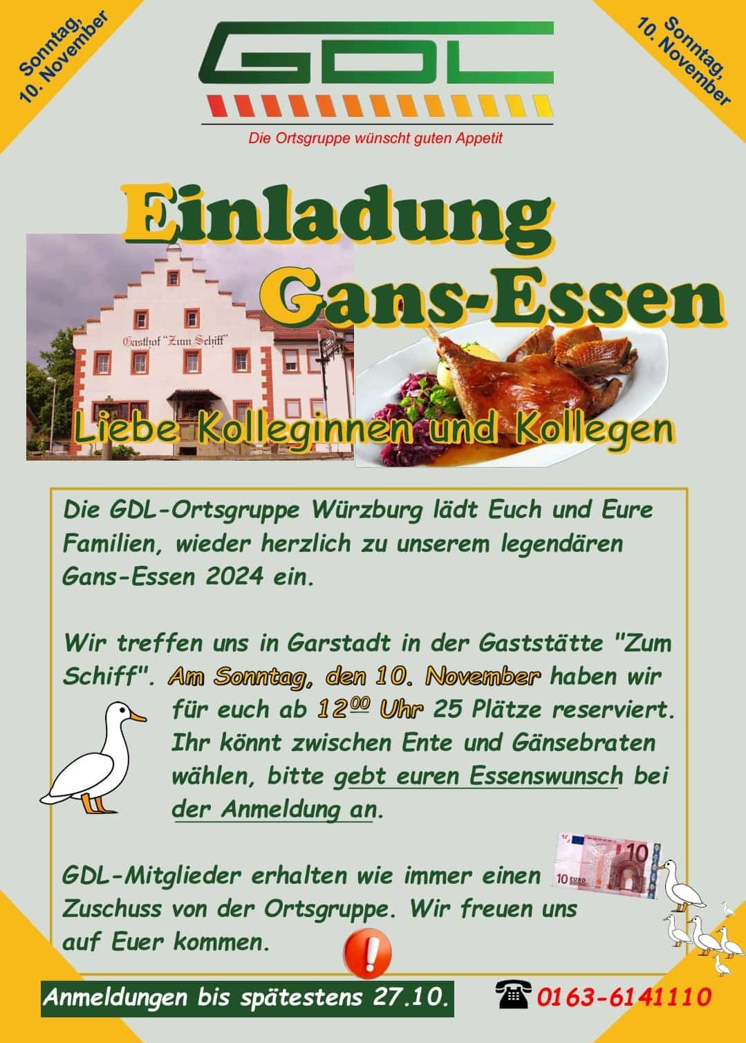 Gansessen am 11.11.2024